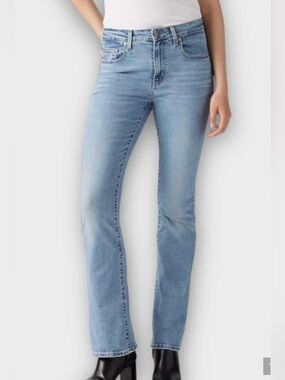 Levi's 725 High Rise Bootcut Denim Jeans Size 32